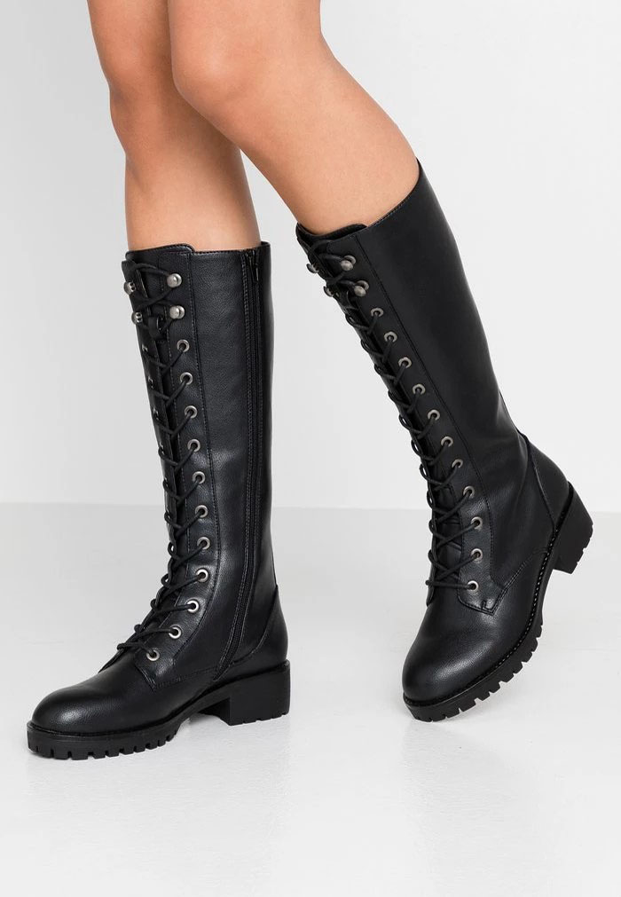 Botte ANNA FIELD Anna Field Lace-up Boots Noir Femme | UCW-3860238